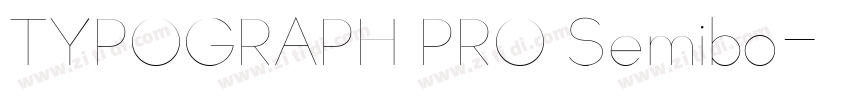 TYPOGRAPH PRO Semibo字体转换